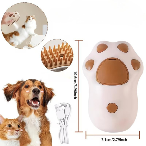 Szczotka parowa 3w1 dla kota i psa